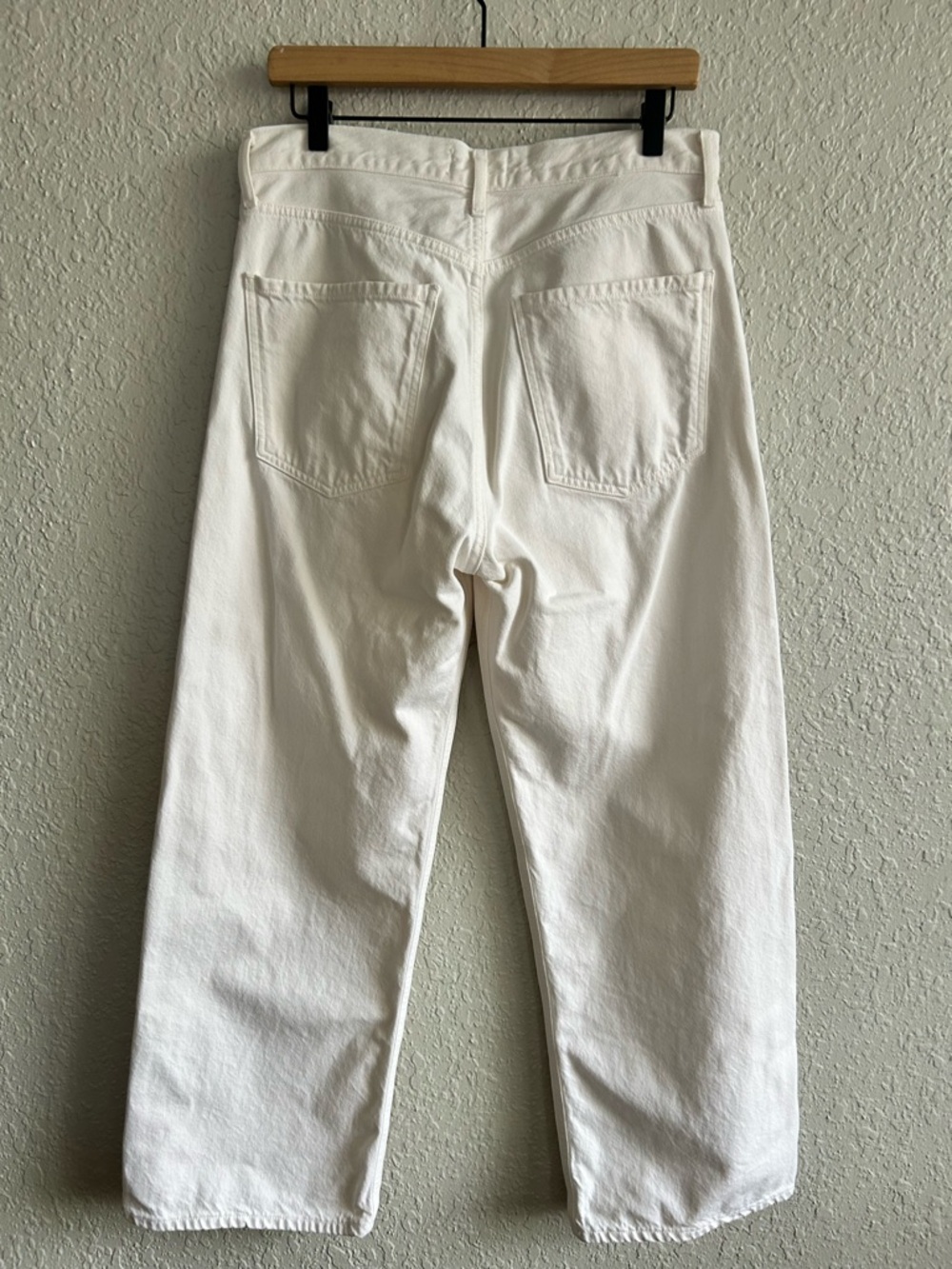 Agolde Ren High-Rise Wide-Leg Jeans in Fortune Cookie - Picture 3 of 6